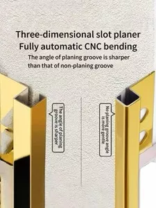 Stainless steel decorative lines
